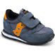 Saucony Baby Jazz Hook & Loop Sneakers Barn Grå Orange | Sverige 578LIS